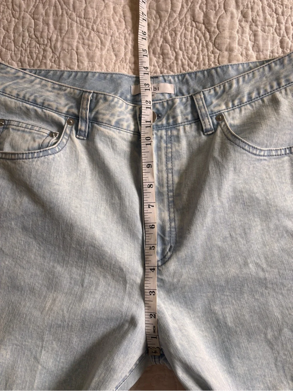 Tibi Bleached Denim Sam Carpenter Jean Women’s Size 28
